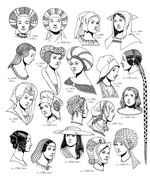 coloring page Clothing of the Renaissance